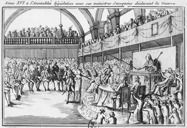 Louis XVI déclarant la guerre à l